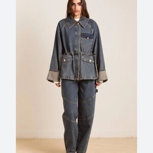 Damson Madder Emilie Workwear Denim Jacket US Size 4